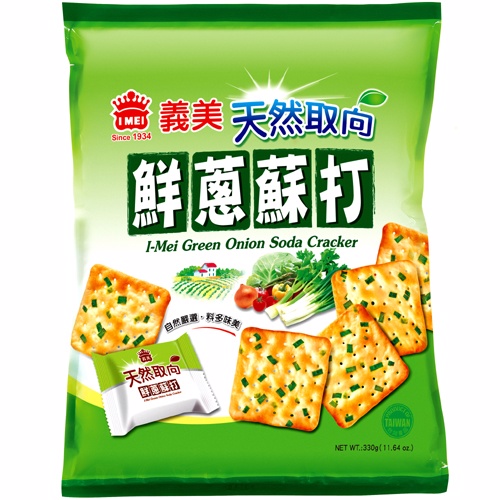 義美天然取向鮮蔥蘇打330g 8入 箱 Pchome 24h購物