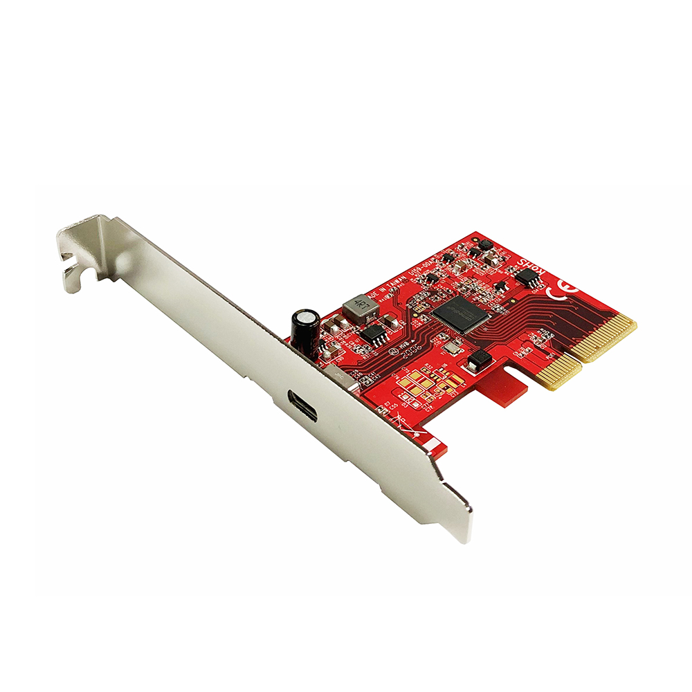 Awesome PCIe x4 1埠USB 3.2 Gen2x2 20Gbps Type C擴充卡 - AWD-UB-159