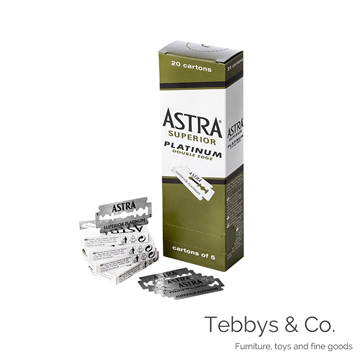 俄羅斯Astra Superior Platinum極致白金版雙面安全刮鬍刀片20盒