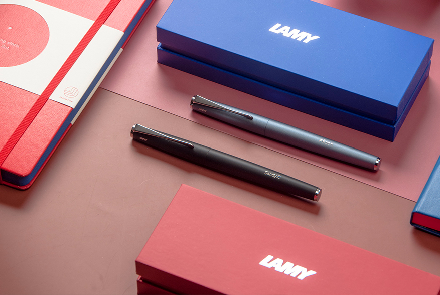 Lamy Studio 鋼珠筆客製化 皇家藍 Pchome 24h購物