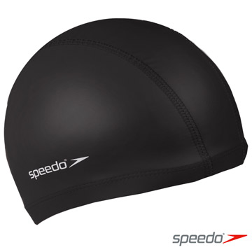 SPEEDO 成人 合成泳帽 Pace 黑
