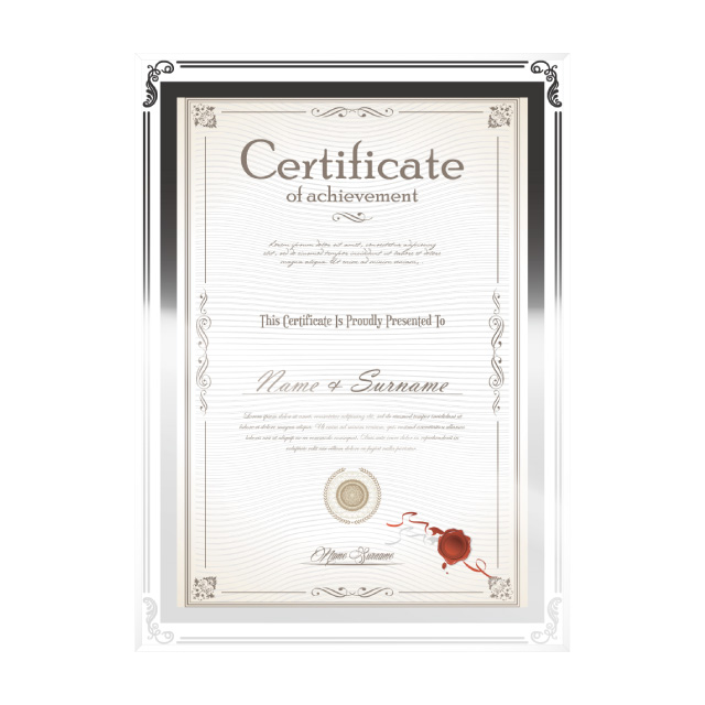 玻璃a4獎狀框證書相框 四角花銀 Pchome 24h購物