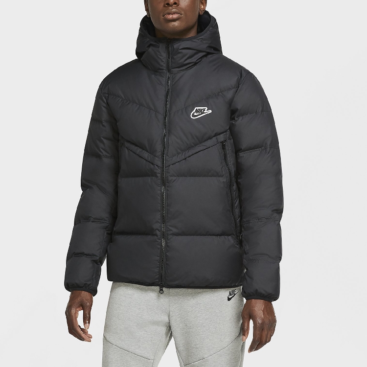 men's nike sportswear windrunner colorblock down fill jacket