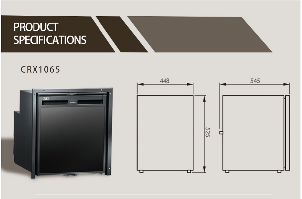 新品上市【DOMETIC】COOLMATIC CRX三合一壓縮機冰箱CRX1080 (80公升)