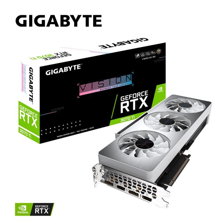 技嘉 GeForce RTX™ 3070 Ti VISION OC 8G 顯示卡