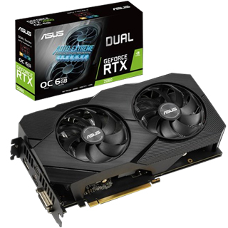 華碩 DUAL GeForce RTX™ 2060 6G EVO 顯示卡