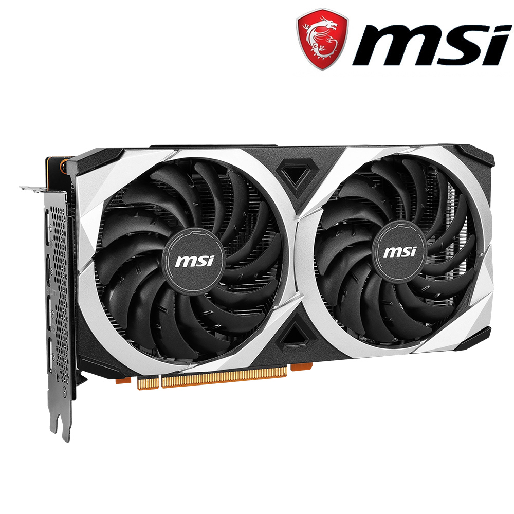 微星 Radeon RX 6600 MECH 2X 8G 顯示卡+B450M-A*2