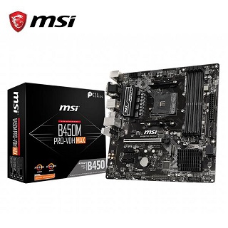微星MSI B450M PRO-VDH MAX AMD主機板