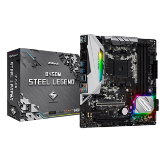 華擎 ASRock  B450M STEEL LEGEND AMD AM4 MATX 主機板