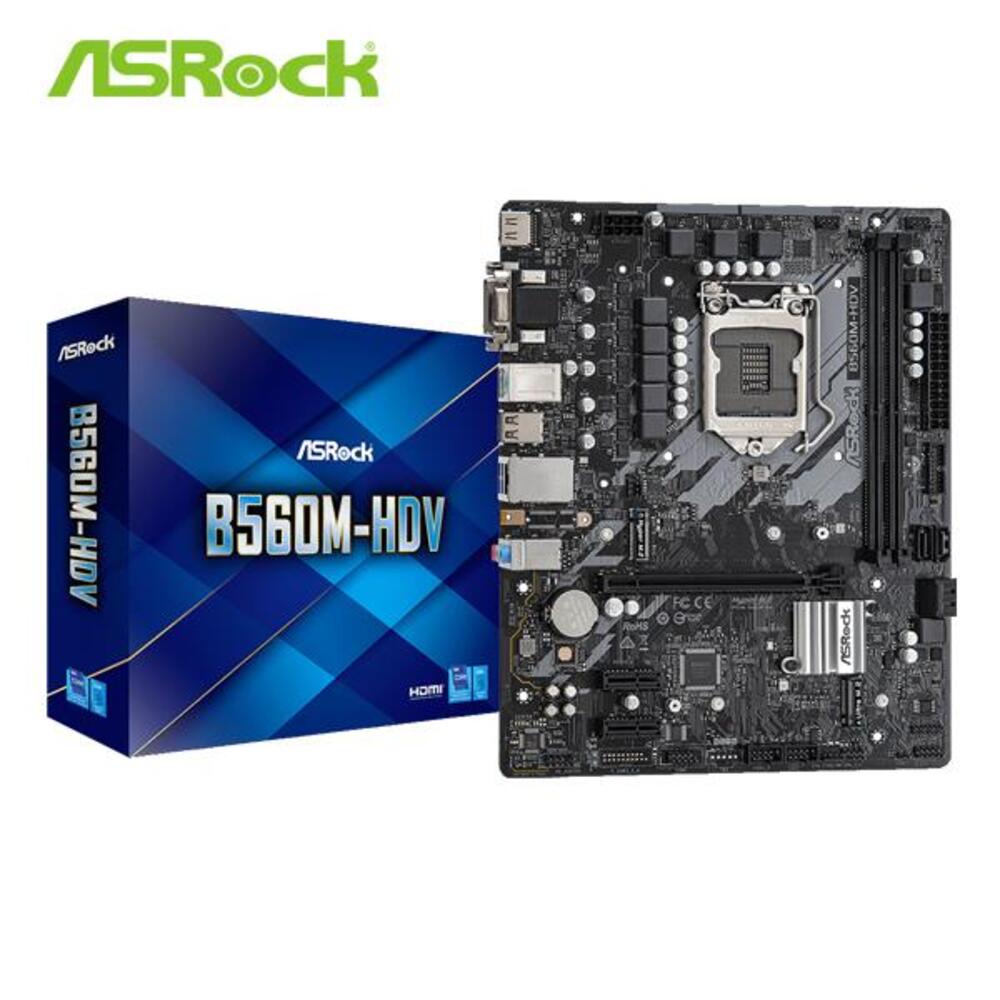 華擎 ASRock B560M HDV MATX 主機板