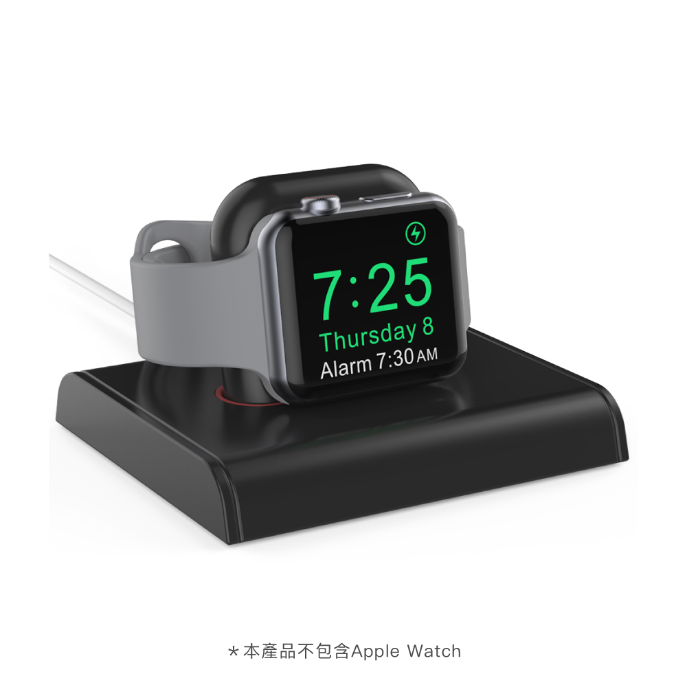 Ahastyle Apple Watch 簡約充電底座 單組入 黑色 Pchome 24h購物